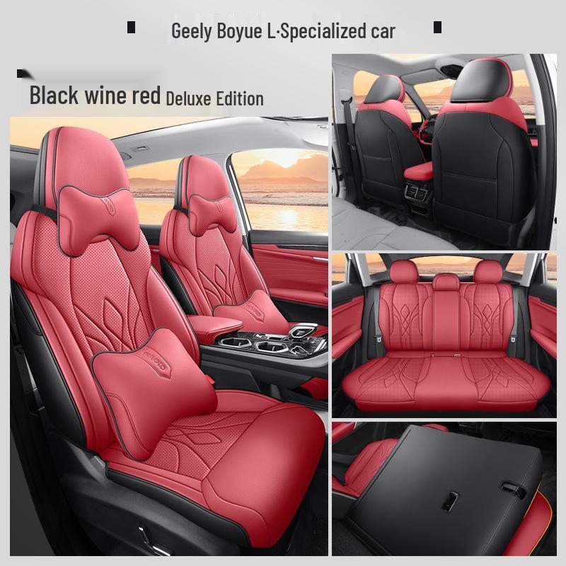 Boyue L Special Five-Seat Full Leather Car Seat Cushion for All Seasons