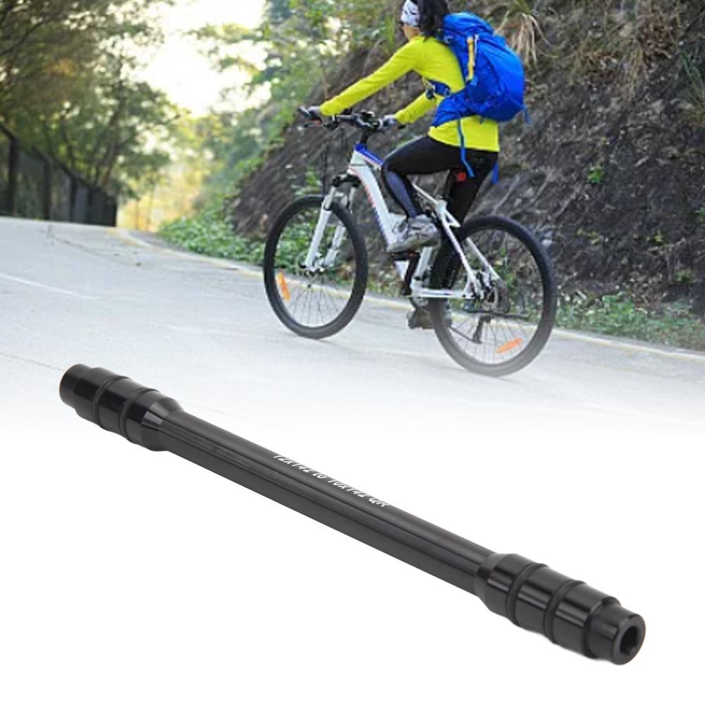 Black Quick Release Adapter 12mm to 10mm Axle Conversion Bike Hub Conversion Wheel Upgrades