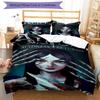 3pcs Halloween Horror Bedding Set Duvet Cover Closure Includes 1 Duvet Cover & 2 Pillowcases, Soft and Comfortable for All Seasons.
