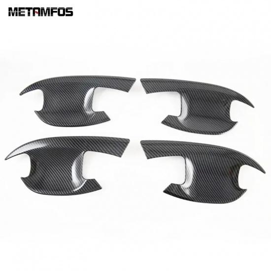 For Kia K5 Optima DL3 -  2024 2025 Carbon Fiber Side Door Handle Bowl Cover Trim Protection Sticker Car Accessories
