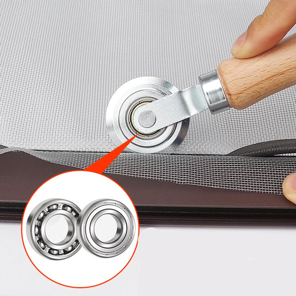 Screen Installation Tools Screen Door Installation Hand Crank Roller Window Screen Mesh Pressing Yarn Roller Pressure Wheel