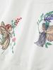 Children's Round Neck Butterfly Elf Print Sweatshirt - Autumn/Winter - Cute & Cozy for Girls