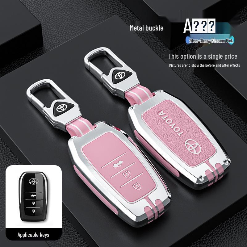 High-Grade Alloy Protective Key Cover for 8th Gen Toyota Camry (25 Models)