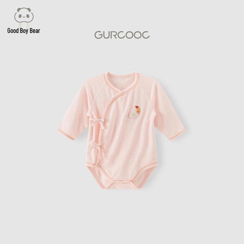 

Guaqi Bear Newborn Lightweight Summer Long Sleeve Bodysuit Romper