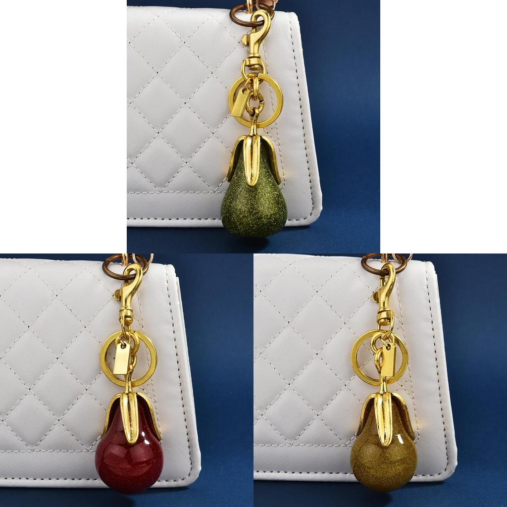 C-Stil Obsttaschen-Anhänger mit galvanisiertem Kunststoffharz für Handtaschen von Frauen