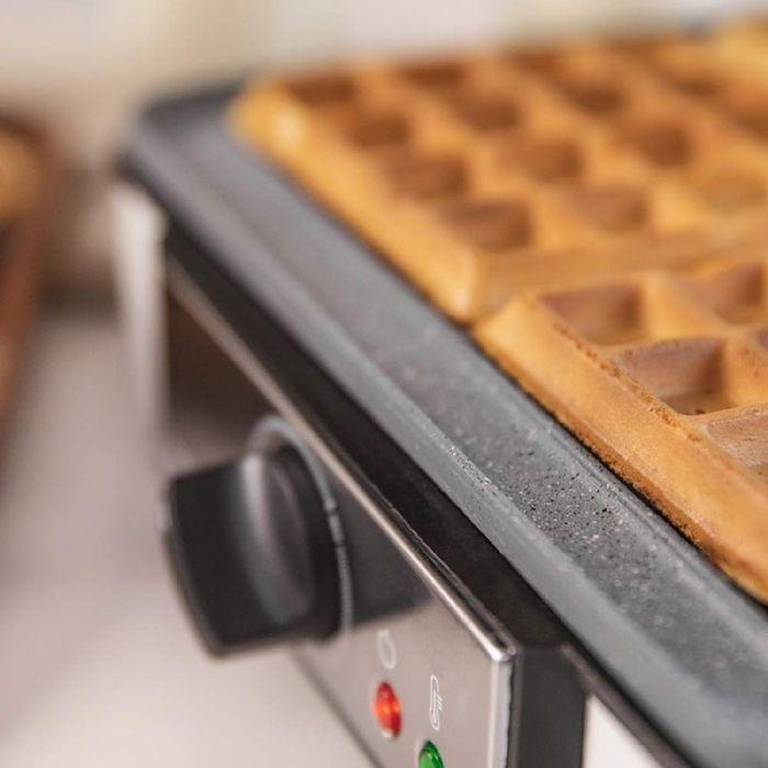 Cecotec Waffeleisen Fun Gofrestone 4Inox