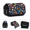 Pencil Case High Capacity Waterproof Double-layer Cartoon Flip Starry Sky Astronaut Pen Bag School
