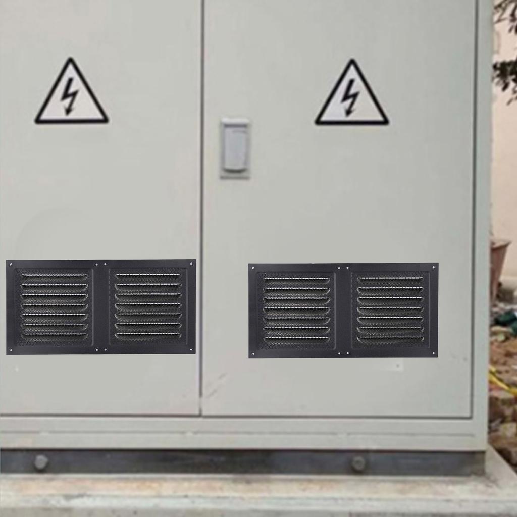 Airflow Grille Airflow Vent Cover Built-in Insect Screen Compact Size Optimal Airflow For Cooling For HVAC Systems