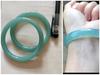 Elegant Chinese Style Jingle Bracelet: Ice-Transparent, Non-Fading Round Bangle Collection