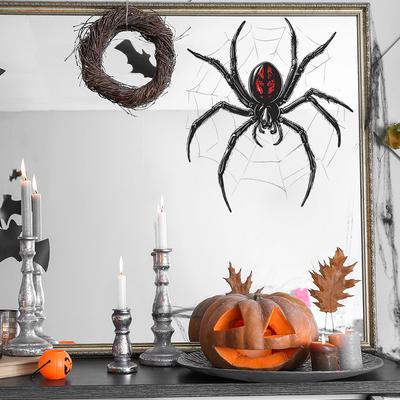 Halloween 3D Simulation Große Spinne Balkon Glasvitrine Heimdekoration Fensteraufkleber