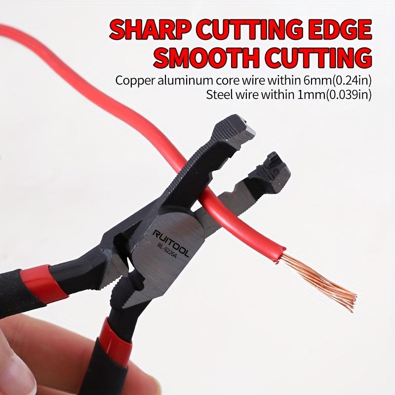 [Effortless Screw Extractor Pliers] Screw Extractor Pliers: High Carbon Steel, Non-Slip Jaws, Glue Coated Handles for Effortless Removal of Damaged