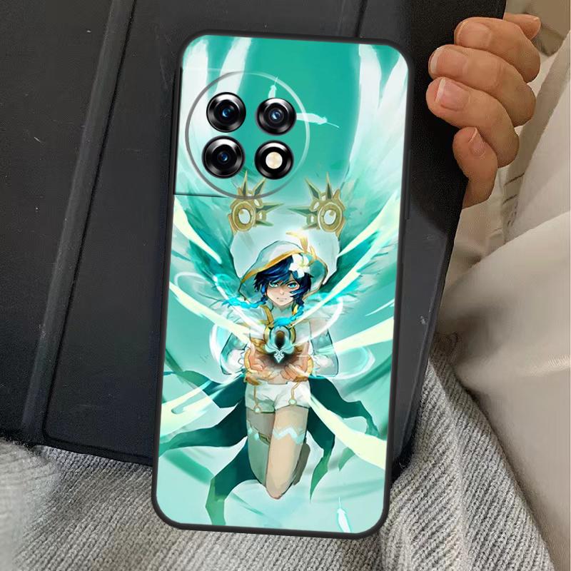 Genshin Impact Venti Case For OnePlus 15 13T 13 12 11 13R 12R 10R 10T 8T OnePlus Nord 5 CE 3 4 Lite N20 N30 Cover