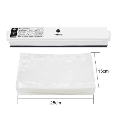 Vacuum Food Sealer Storage Kitchen Sealing Machine with 100pcs 15*25cm Vacuum Bags for Food