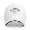 Nashville Tennessee Country Music Sandwich Baseball Cap Workouts Guitar City Headwear Men Women Travel Adjustable Adult Hats