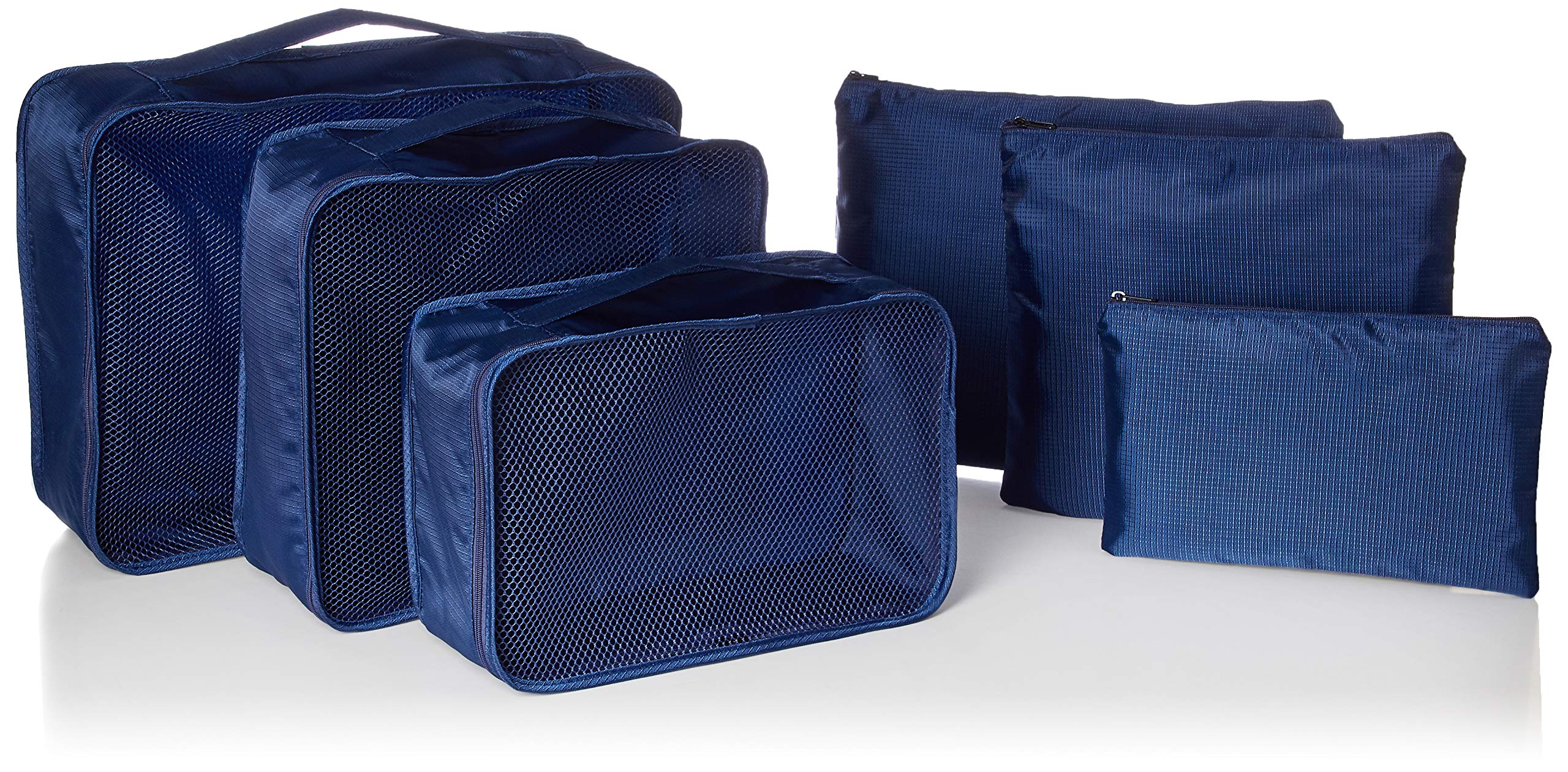 

Travel Pouch 6 Piece Set Packing Organizer Arrangement Case TRC7072 30cm TRC7072 NV Navy [Siffle]