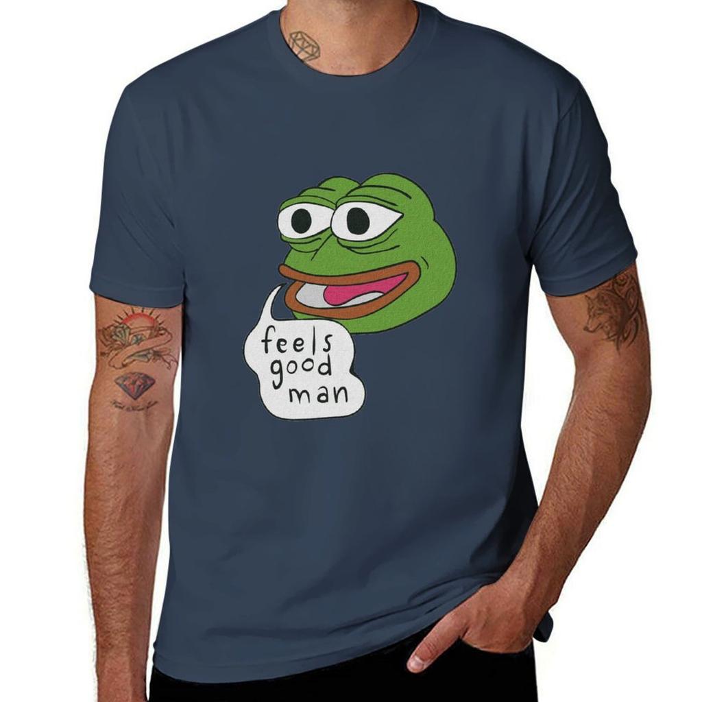 Pepe - Feels Good Man T-Shirt Funny T Shirts Man Funny T Shirts Dark Humor T-Shirt