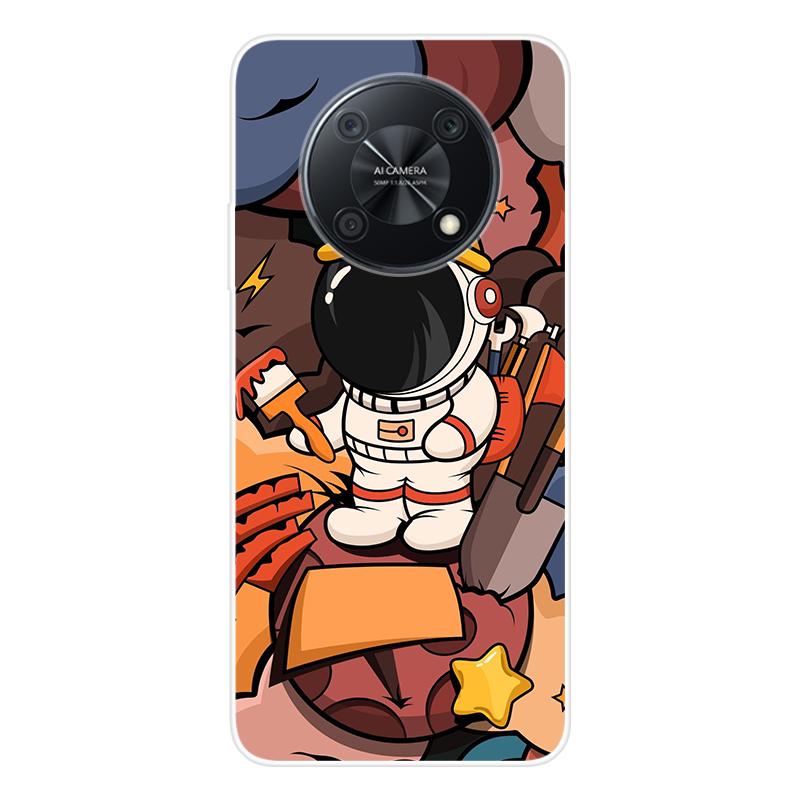 For Huawei nova Y90 Y 90 novaY90 Case Soft Silicone Back Cover Cartoon Phone Case Diversification