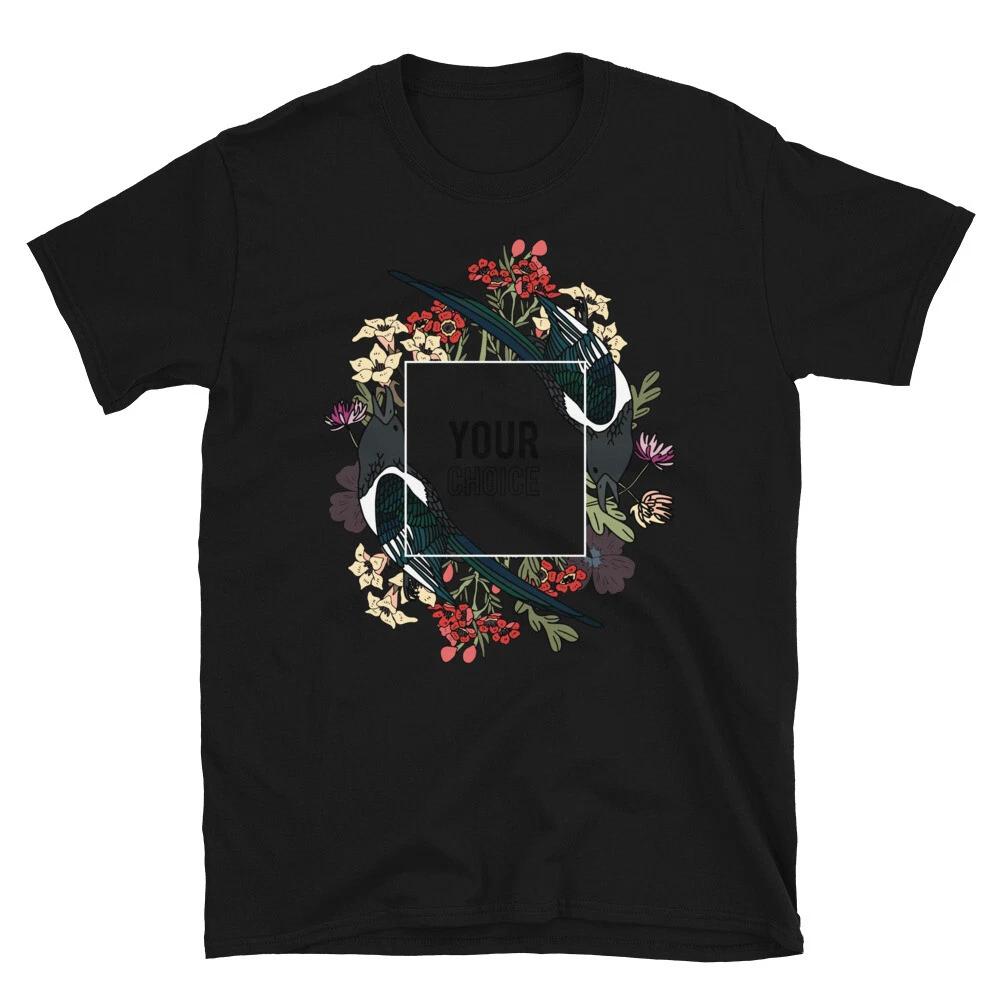 Birds Your Choice Collage Classic Trendy Design Casual T-Shirt 3XL