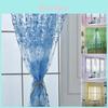 Tende in Voile Floreali Multicolore Belle e Resistenti Filtranti la Luce 106/79 pollici Tipo a Bastone