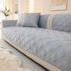 1pcs Thick Plush Couch Cushion Non-Slip Sofa Cover Dustproof Soft Machine Washable Furniture Protector for Living Room