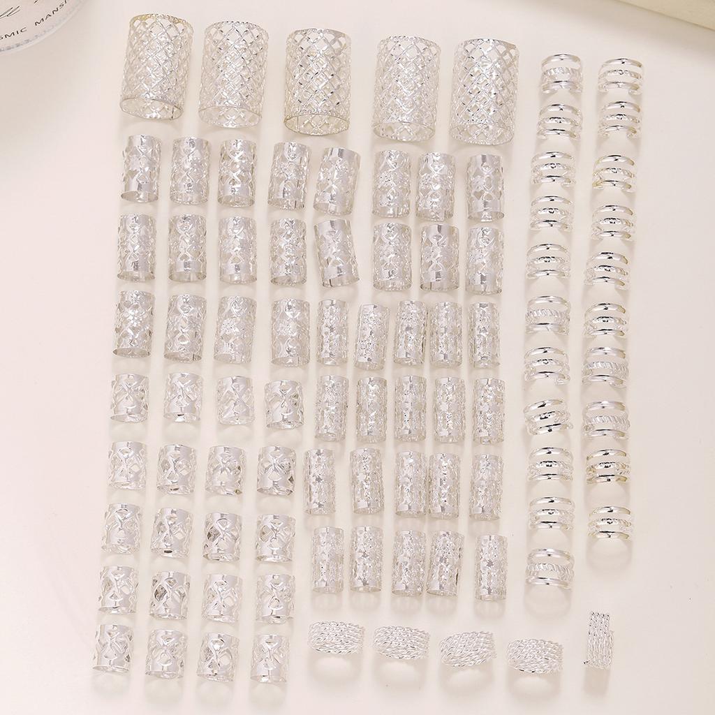 90 τεμάχια χρυσά dreadlock locs αξεσουάρ μαλλιών για πλεξούδες κοσμήματα για πλεξούδες δαχτυλίδια μαλλιών για γυναίκες και κορίτσια ρυθμιζόμενες μανσέτες