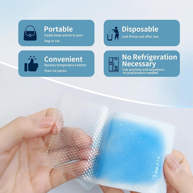 Sommar Iskylplåster Vuxna Värmedämpande Klistermärken Omedelbar Lindring Kylplåster För Sport Resor Camping Vandring Promenader