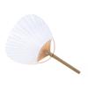 Blank Paper Fan Traditional Crafts DIY Hand Painting Natural Bamboo Handle Frame Suitable for Art Enthusiasts Foldable