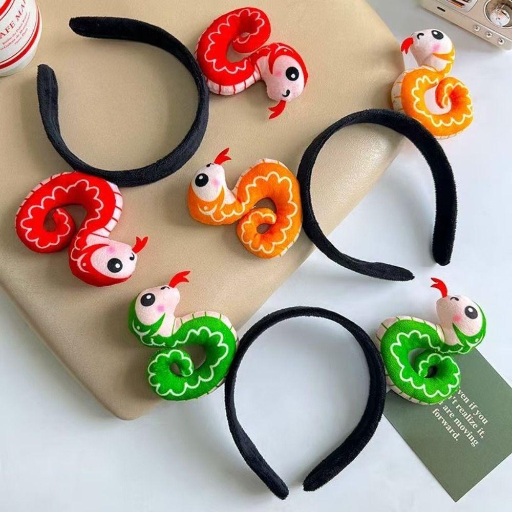 Chinese Zodiac Chinese New Year Hairband Soft Snake Headband Cute   Lunar Year