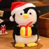 Claus Christmas Santa Snowman Penguin Sled Plush Doll Pendant Toy Children