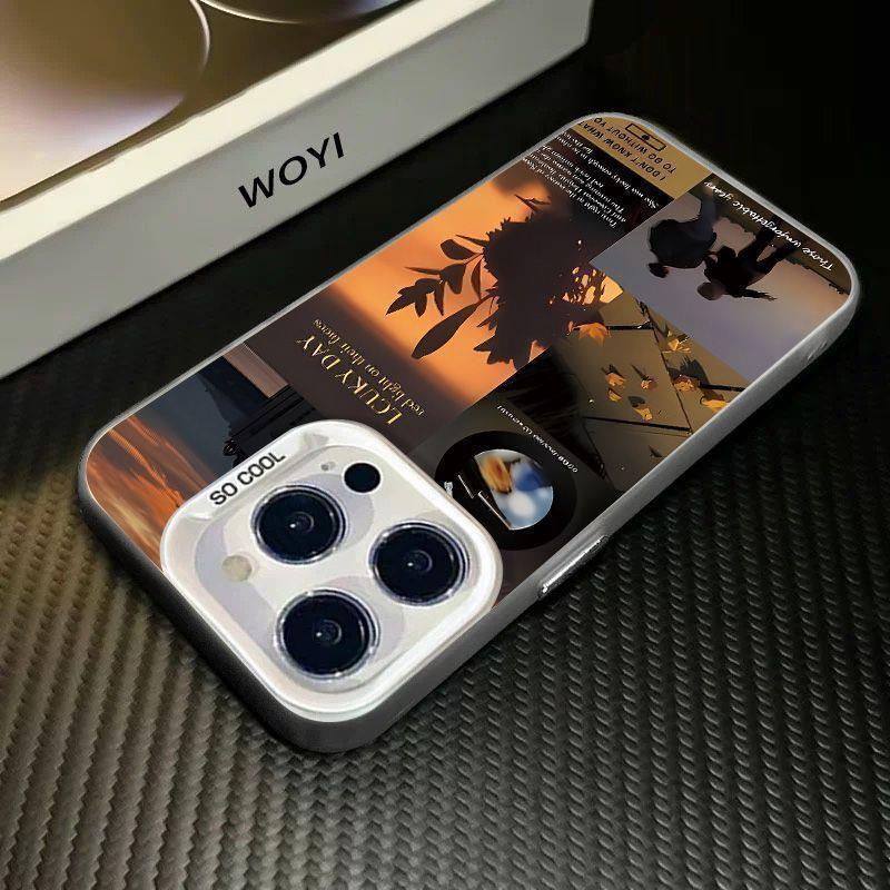 Silver Sunset Couples Phone Case for iPhone 17Pro & Air/16/15/14/13/12/11