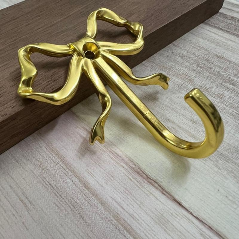 Stilvolle Metall-Schleifen Türhaken mit hoher Tragkraft Werkzeuglose Montage Für Schlafzimmer-Aufbewahrung