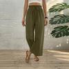 Womens Palazzo Pants Summer Casual Flowy Wide Leg Trousers Beach Travel Vacation Outfits