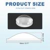 PATIKIL 15pcs 18mm Diameter Flat Convex Lenses 8mm Height PMMA
