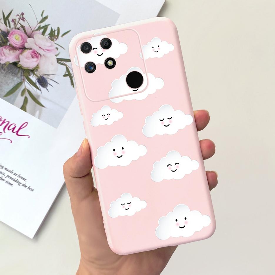 For Realme Narzo 50A Case RMX3430 Lovely Cartoon Cover Soft Silicone Phone Case For Realme Narzo 50i Narzo50A Prime Fundas Coque