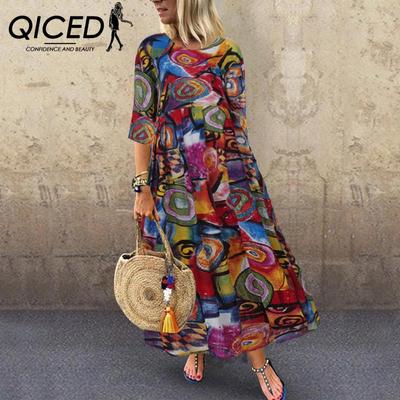 Women's Floor-length Summer Dress Bohemian Style