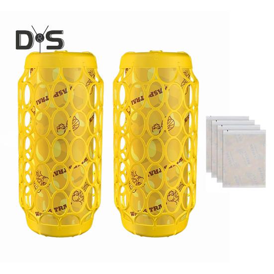 

Ловушки для ос Экологичные Яркие цвета Сильная липкость Простые в установке Внутренние/наружные подвесные бумажные ловушки для ос Ловушка для пчел жёлтый