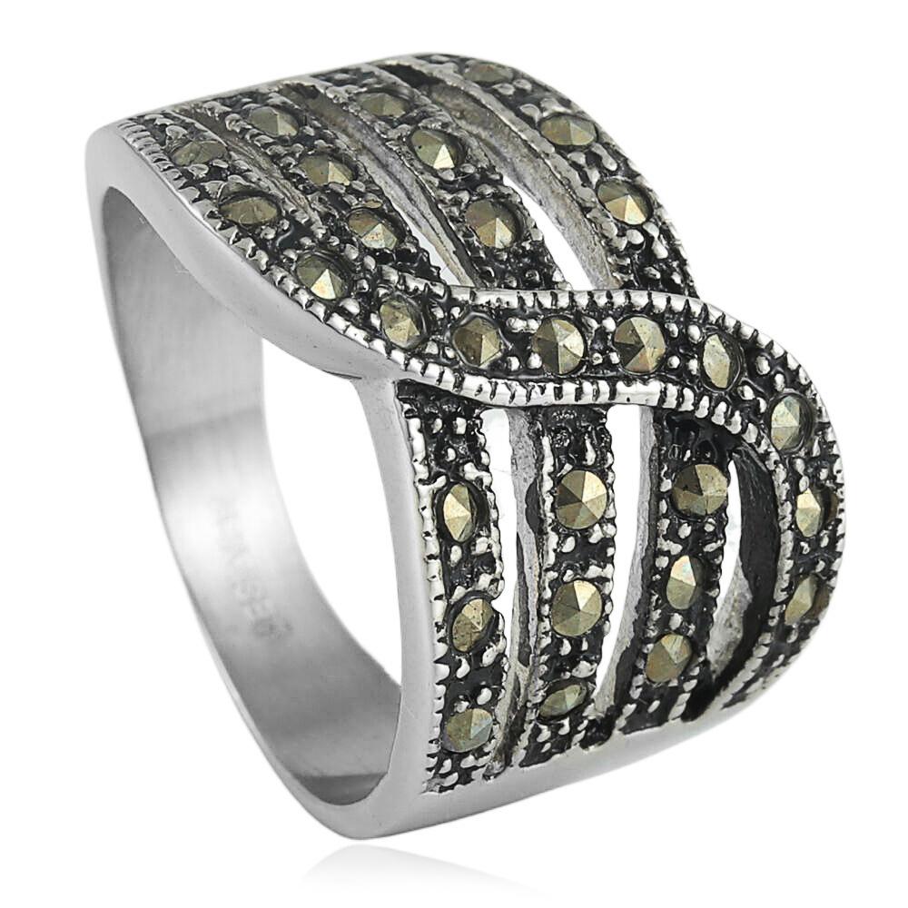 European and American Jewelry Hollow Gemstone Ring, Vintage Trendy Women s Personalized Gemstone Ring, 2026 no. 5
