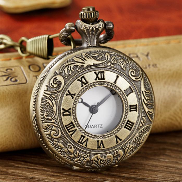 Vintage Pocket Watch Collection Quartz Universal Casual Vintage Pendant Pocket Watch