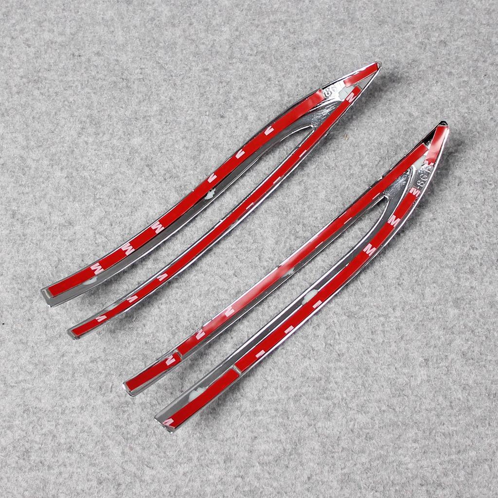 RUIQ Exterior Chrome Door Mirror and Side Mirror Covers for the New Nissan Kicks Designed Specifically for Nissan P15. Kicks.