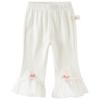 DAVE & BELLA Girls' Summer Knit Bell Bottom Cropped Pants