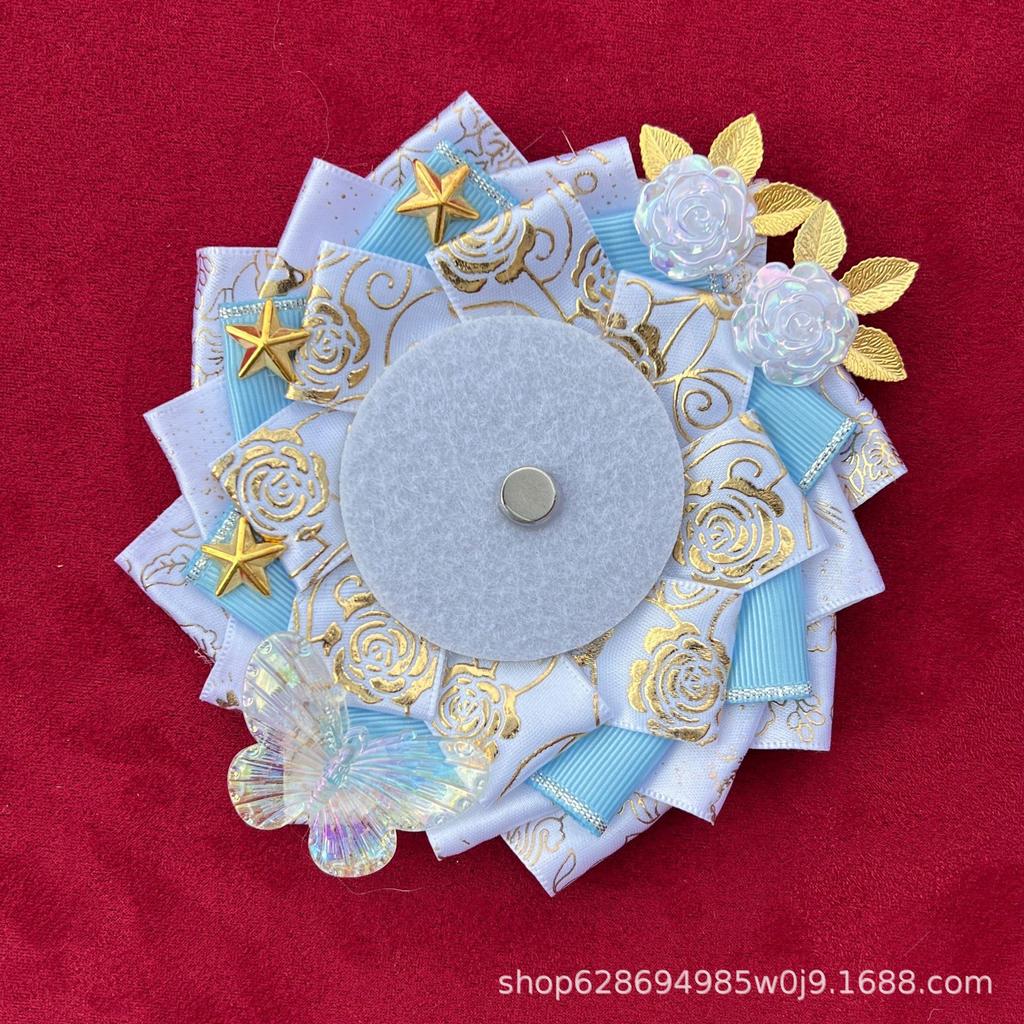 2025 new cabbage badge holder two-dimensional peripheral pendant bar star decorative brooch display holder in stock