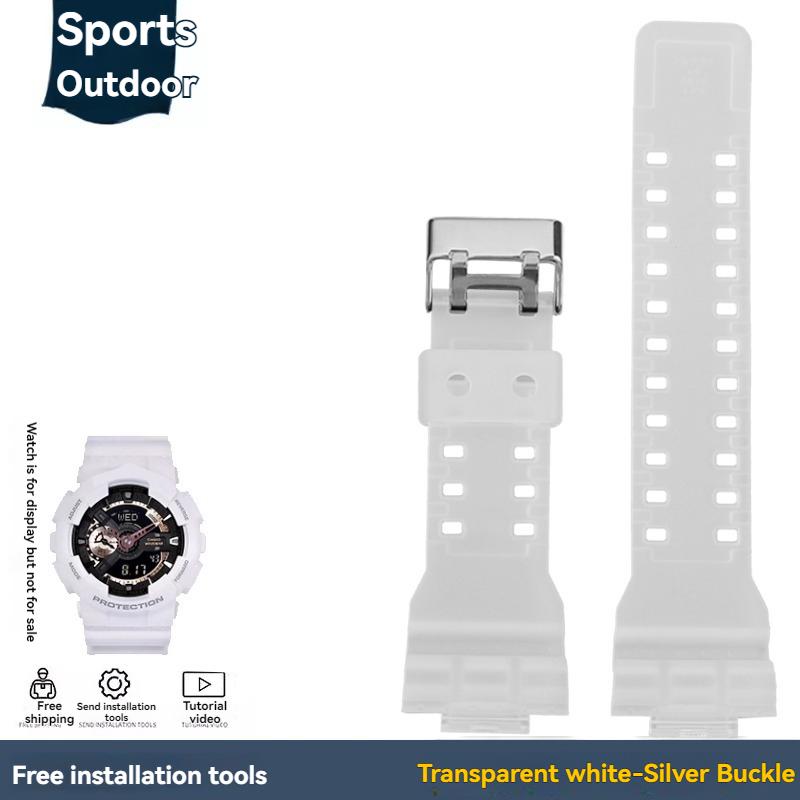 Pentru Casio G-shock Negru Auriu GA-110 GA-100 GA-120 Ga140 ga700 400 Rășină Silicon Curea Ceas Sport Bărbați Bandă Ceas Cauciuc 16mm
