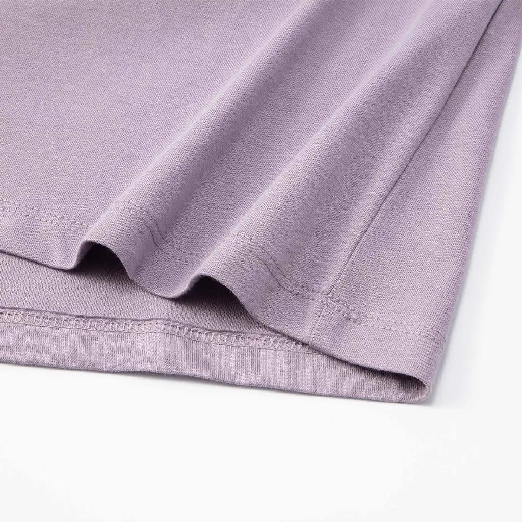 Puma Casual Loose Fit Cotton Soft Comfortable Short Sleeve Dopamine T-Shirt Women Tops Light-Purple 626996-30