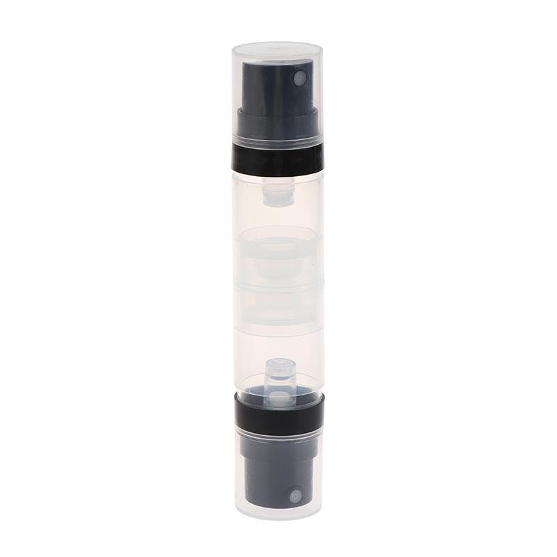 5Ml+5Ml Double Headed Vacuum Press Type Spray/Lotion Bottle Refillable Makeup Cosmetics Cream Gel Moisturizers Liquid Container