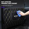 PU Leather Cover Auto Seat Cover Anti Kick Mat Pad Seat Cover For MINI Cooper JCW WORKS R55 R56 F55 F56 R57 R58 R59 R60 R50 51cx