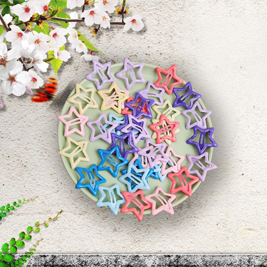 Cute Y2K Star Hairpin: Metal Bangs Clip, Dopamine Headdress