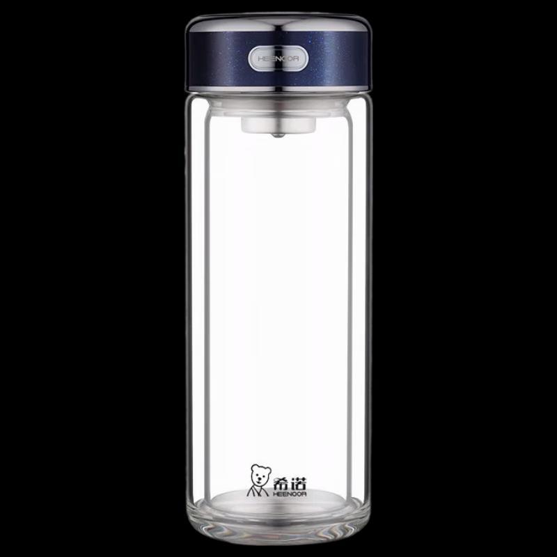 Xinuo Double-Layer Insulated Glass Water Bottle