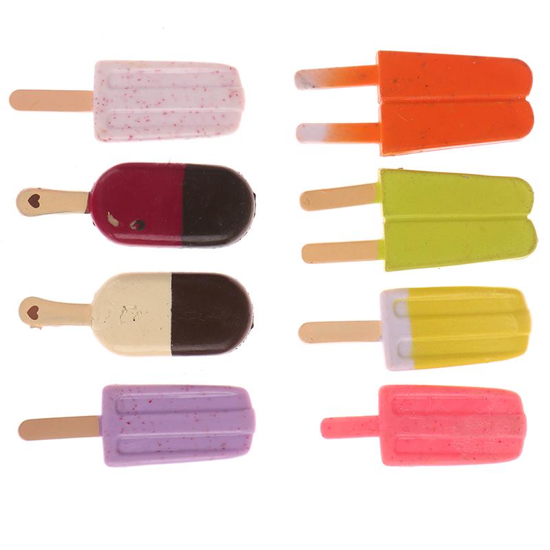 5pcs Miniature Dollhouse Adorable Resin Milkshake Juice Candy Sugar ice Cream Pretend Enjoy Food designed for Pretend Enjoy Kitchen Decor Playthings