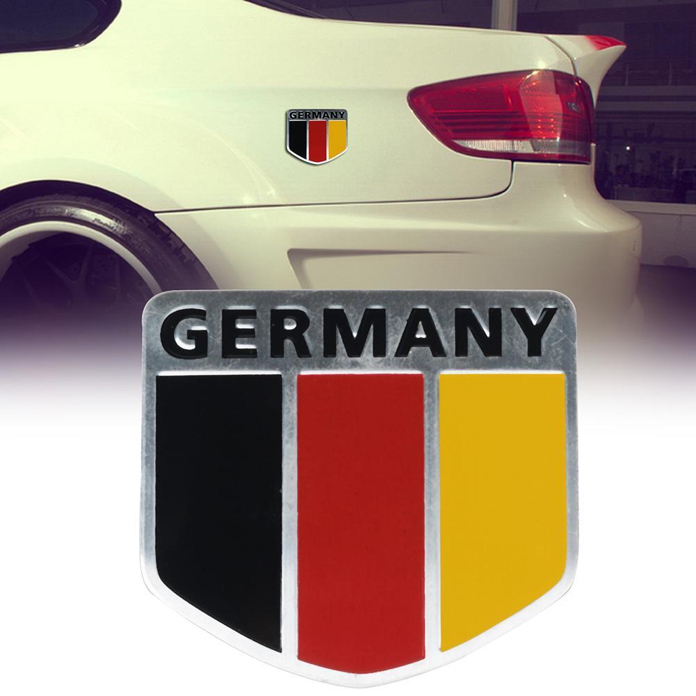 

1 Pc Автомобиль наклейка Deutsch Flagge Rennwagen Emblem Abzeichen