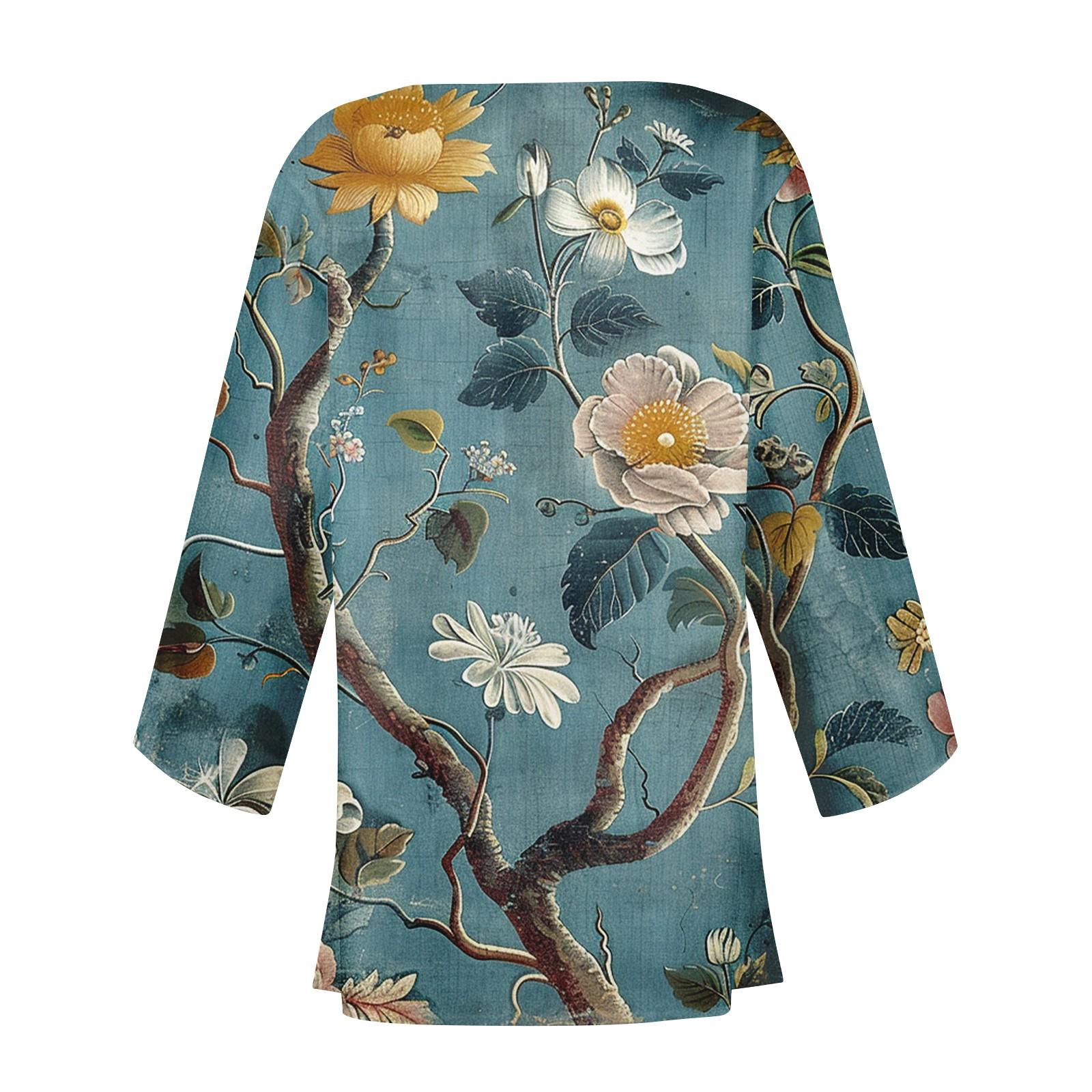 Женская повседневная модная легкая куртка средней длины с принтом — фото 5